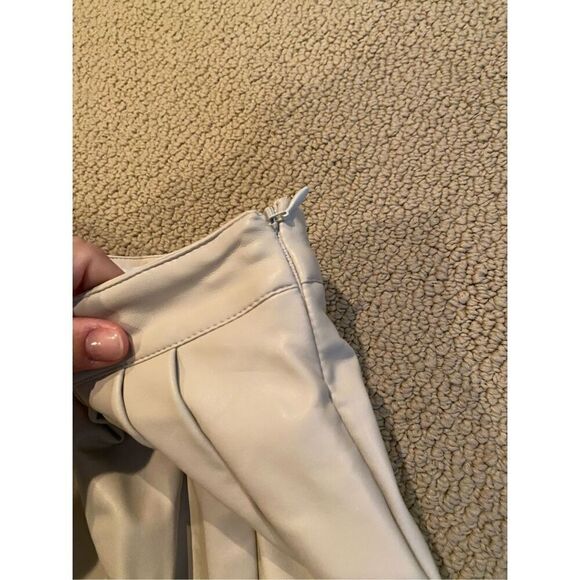 Zara pleather pleated skirt girls size 7 - Picture 3 of 5